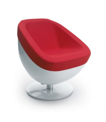 Sillon de peluquería Pearl blanco - base Roto blanca